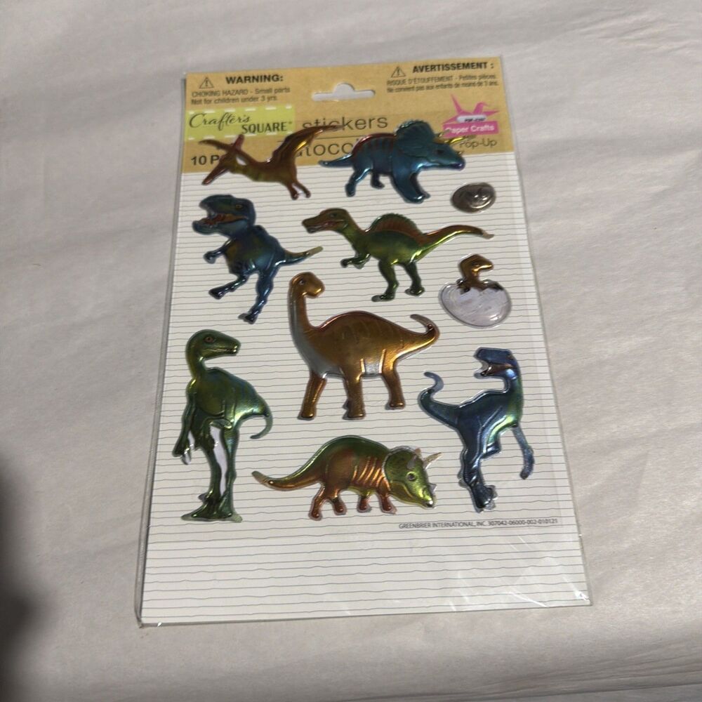 Dinosaurs Dinosaur Pterodactyl Brontosaurus Triceratops Tyrannosaurus Stickers